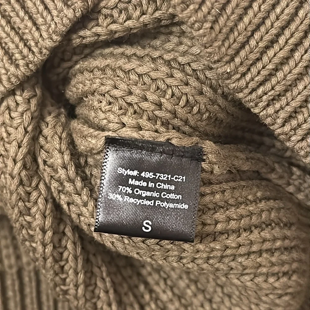 NEW Jenni Kayne Cocoon Cotton Oversized Cardigan Sweater in Sage Green | size S - Picture 7 of 10